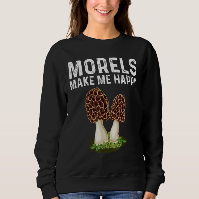 Sudadera Morel Mushroom For Men Women Mushroom Hunters (Anverso)