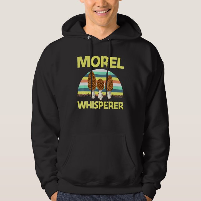 Sudadera Morel Para Hombres Mujeres Morel Mushroom Fungi Hu (Anverso)