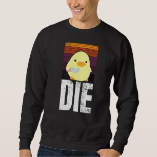 Sudadera Morir Pato Con Meme De Cuchillo Para Hombres Y Muj