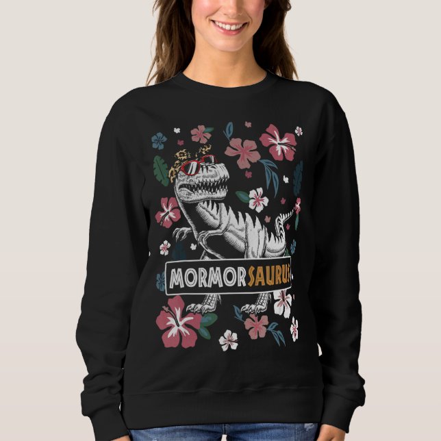 Sudadera Mormorsaurus Rex Abuela Dinosaurio Rex Mormor Saur (Anverso)