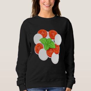 Sudadera Morzarella Caprese I Tomates Vegetales Gardenerado