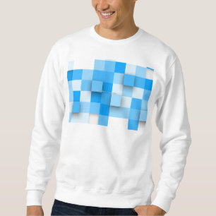 Sudadera mosaico de cuadros de SlipperyJoe moderno de tres-
