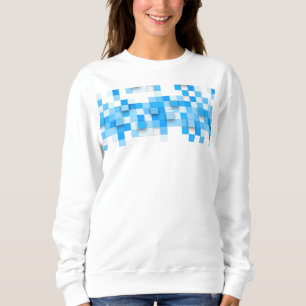 Sudadera mosaico de cuadros de SlipperyJoe moderno de tres-