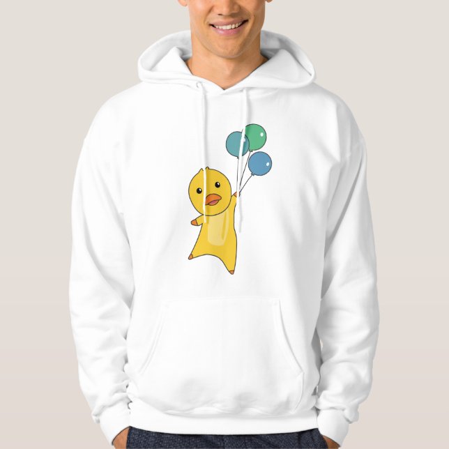 Sudadera Moscas De Pato Con Globos Animales Dulces Para (Anverso)