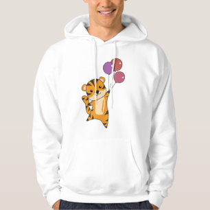Sudadera Moscas de tigre con globos, niños dulces