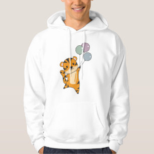 Sudadera Moscas de tigre con globos, niños dulces