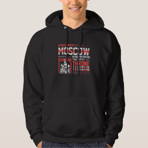 Sudadera Moscú Rusia Tipografía de Monumentos Viaje
