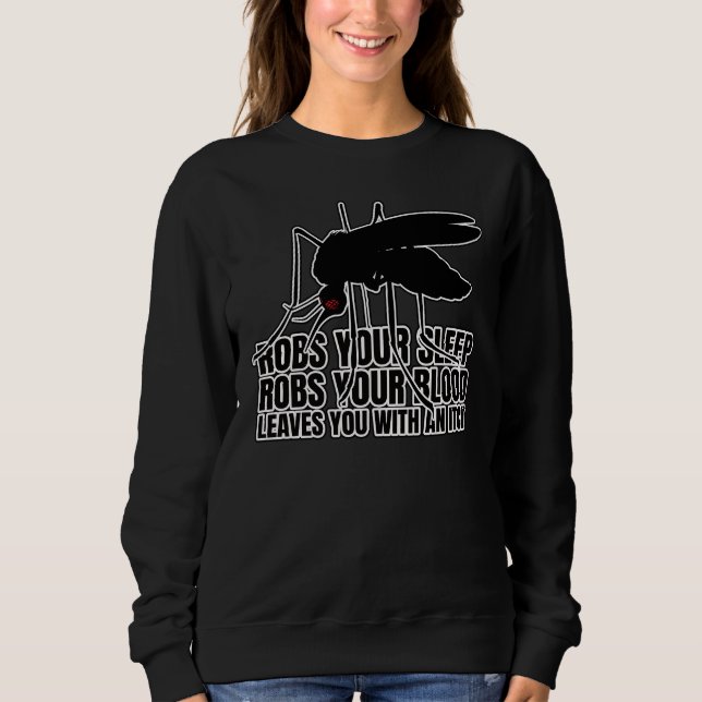 Sudadera Mosquitos Mosquito Marvae Entomology Geek (Anverso)