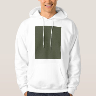 Sudadera Moss Green Textured Hoodie Design - Personalizable