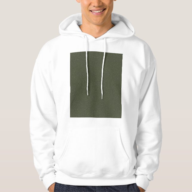 Sudadera Moss Green Textured Hoodie Design - Personalizable (Anverso)