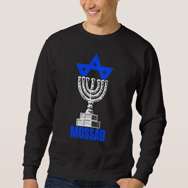 Sudadera Mossad Israel Israeli Secret Service Tel Aviv Meno (Anverso)