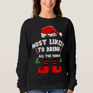 Sudadera Most likely to drink all the vodka