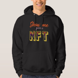Sudadera Mostrar tu cadena de bloqueo de cifrado Nft