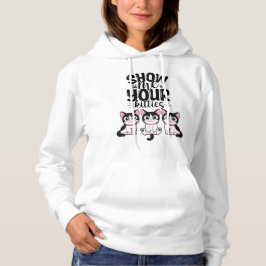 Sudadera Mostrar tus gatitos