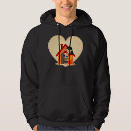 Sudadera Mother and Child Love Illustration – Warm Family