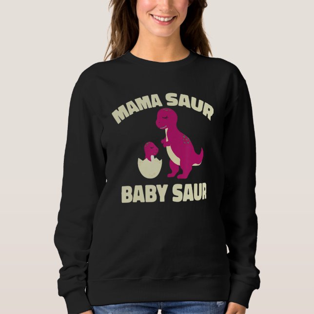 Sudadera Mother Dino Mom Mommy - Mother's Day Mama Saur Bab (Anverso)