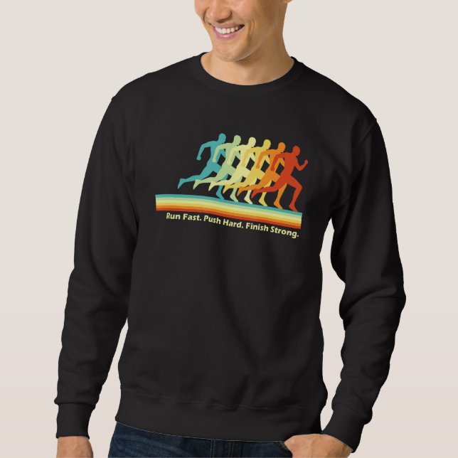 Sudadera Moti de ejecución de retro de velocidad de ejecuci (Anverso)
