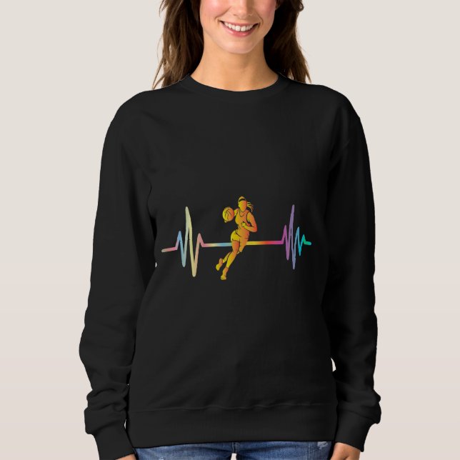 Sudadera Motif De Baloncesto Con Baloncesto (Anverso)