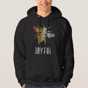 Sudadera Motivación alegre de retro abeja 1