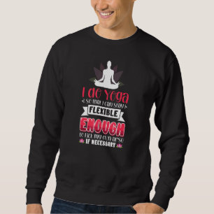 Sudadera Motivación de bienestar de yoga flexibilidad físic