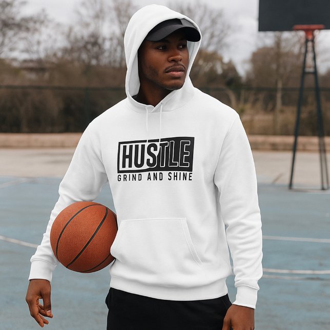 Sudadera Motivación de Hustle Grind y Shine (Subido por el creador)