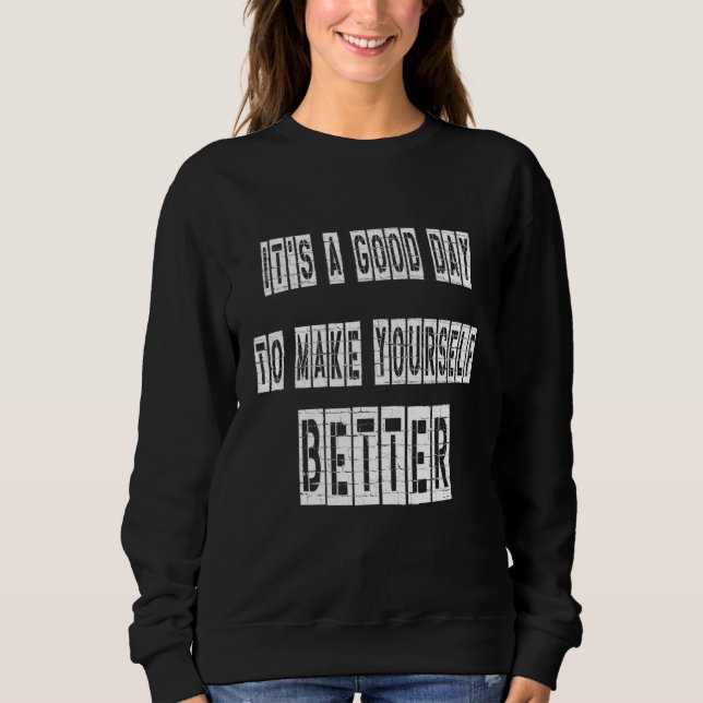 Sudadera Motivación de los hombres (Anverso)