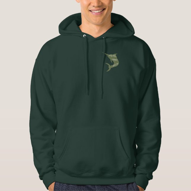 Sudadera Motivación de pesca | pez marrón | Pescado de espa (Anverso)