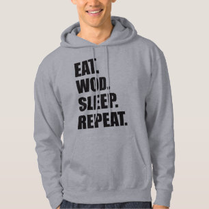 Sudadera Motivación de WOD - Comer, WOD, dormir, repetir
