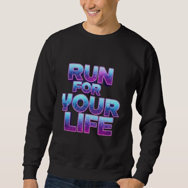 Sudadera Motivación para Correr Profesional (Anverso)