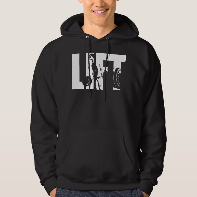 Sudadera Motivación para la construcción de cuerpos - LEVAN (Anverso)