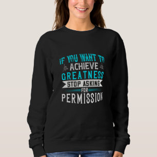 Sudadera Motivación - Si quieres grandeza