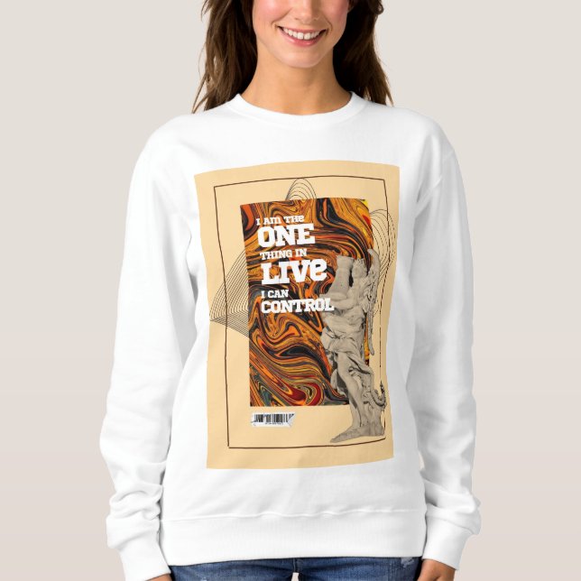 Sudadera motivacional de autocontrol (Anverso)