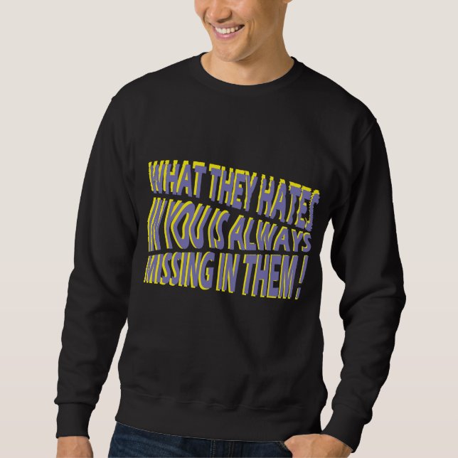 Sudadera Motivacional - Frase de Camiseta (Anverso)
