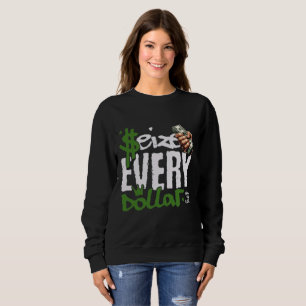 Sudadera Motivacional para Mujeres Cada Dólar Cuen
