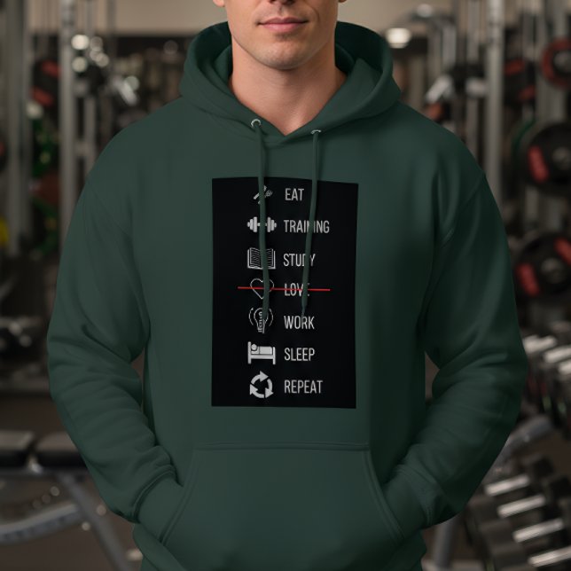 Sudadera Motivation Routine Hoodie (Subido por el creador)