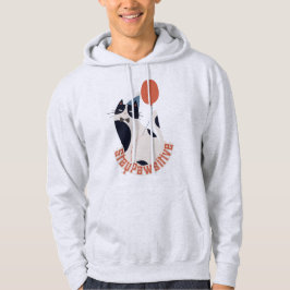 Sudadera Motivational Cat Pun Stay Pawsitive Gift Hoodie