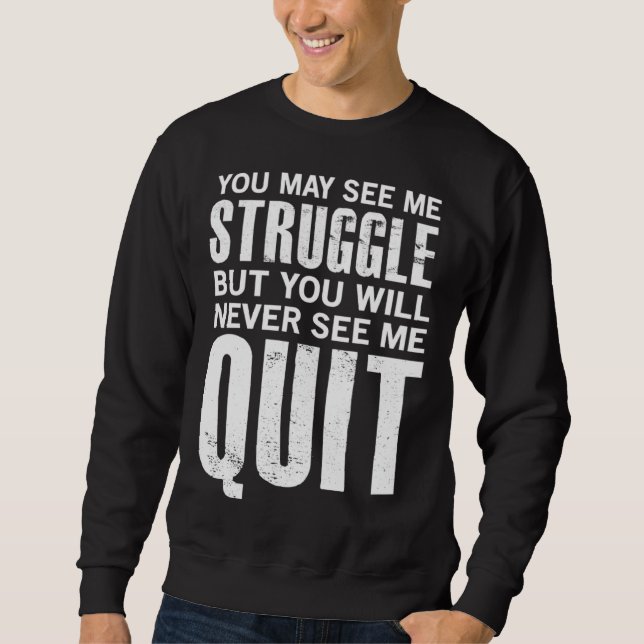Sudadera Motivational  Workout  With Sayings (Anverso)