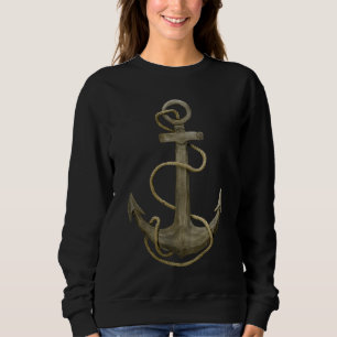 Sudadera Motivo de ancla marinero ancla de barco nórdico