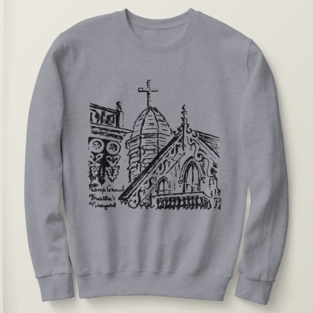 Sudadera Motivo de campamento por Babbie - Martha's Vineyar (Anverso del diseño)