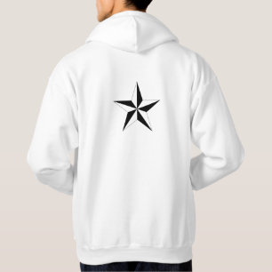 Sudadera Motivo de estrella limpia en la parte posterior es