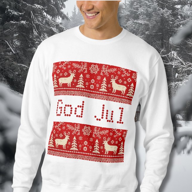 Sudadera motivos feos con aspecto navideño tejido (Subido por el creador)