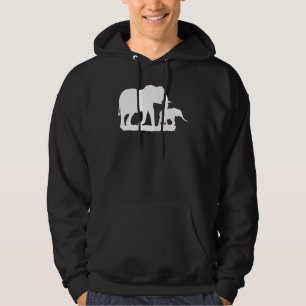 Sudadera Moto de elefante animal Silhouette Africa Safari I