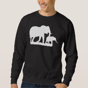 Sudadera Moto de elefante animal Silhouette Africa Safari I