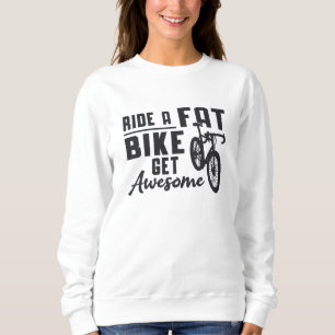 Sudadera Moto de moto gorda una bicicleta gorda que se vuel