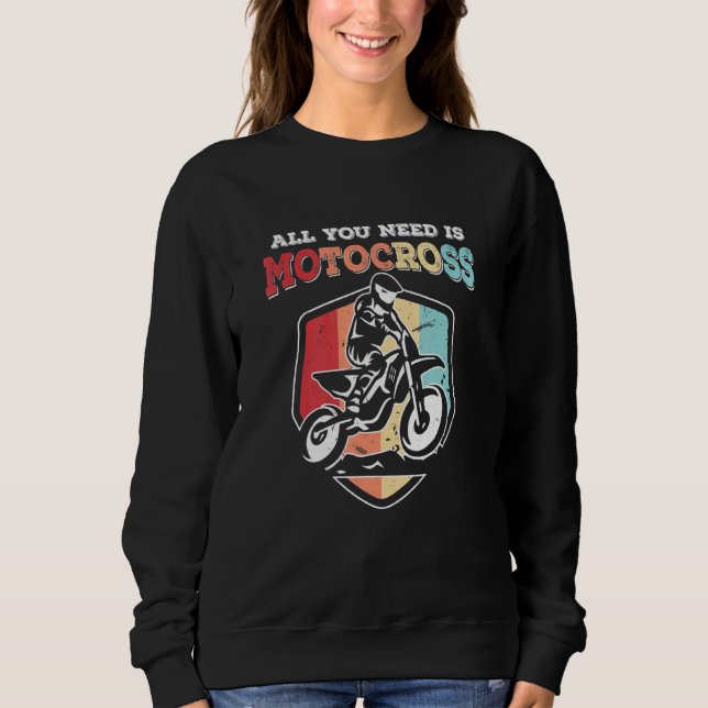 Sudadera Moto de motocicleta con motocicleta Dirt Enduro (Anverso)