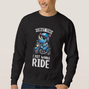 Sudadera Moto de niños en moto rinoceronte niños