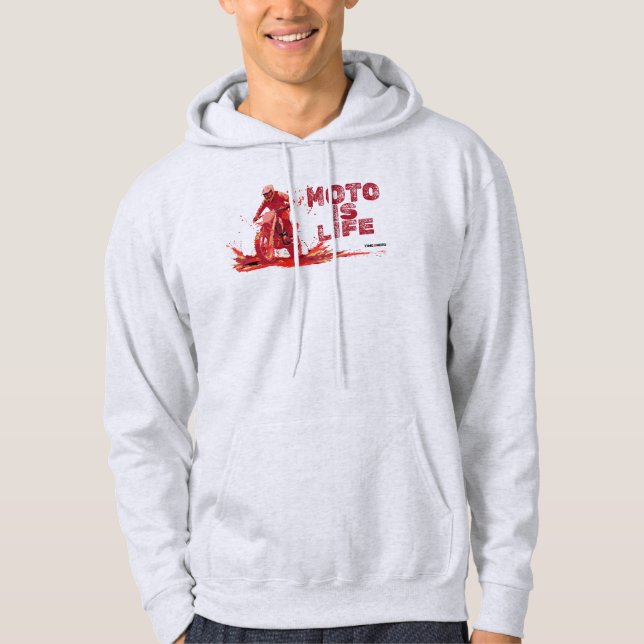 Sudadera Moto Is Life Hoodie (Anverso)