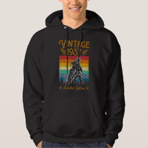 Sudadera Motocicleta 85th Birthday Men Vintage 1937 Biker M