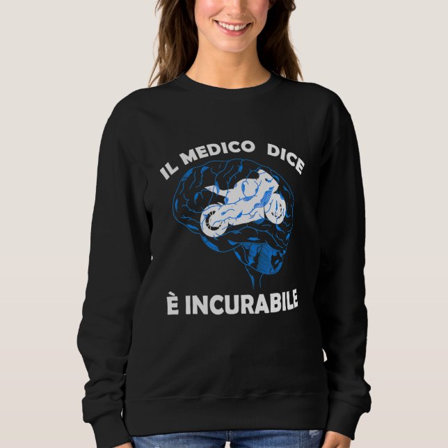 Sudadera Motocicleta masculina Carreras moto amor bicicleta (Anverso)