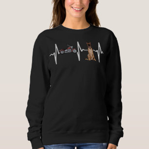 Sudadera Motocicleta Perro latido malinoi belga